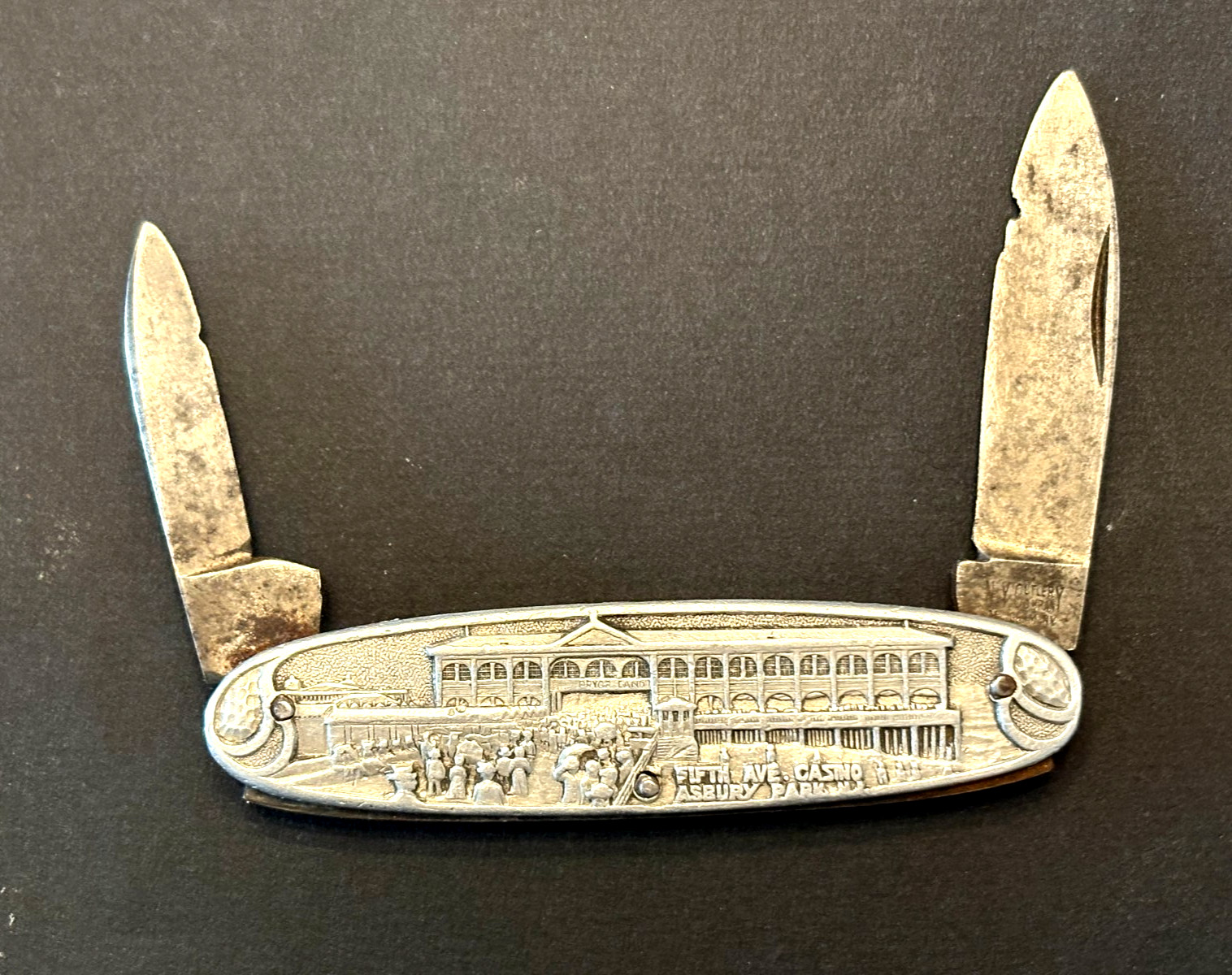 Early 1900's Asbury Park Fifth Ave. Casino Souvenir Knife N.Y. Cutlery Knife