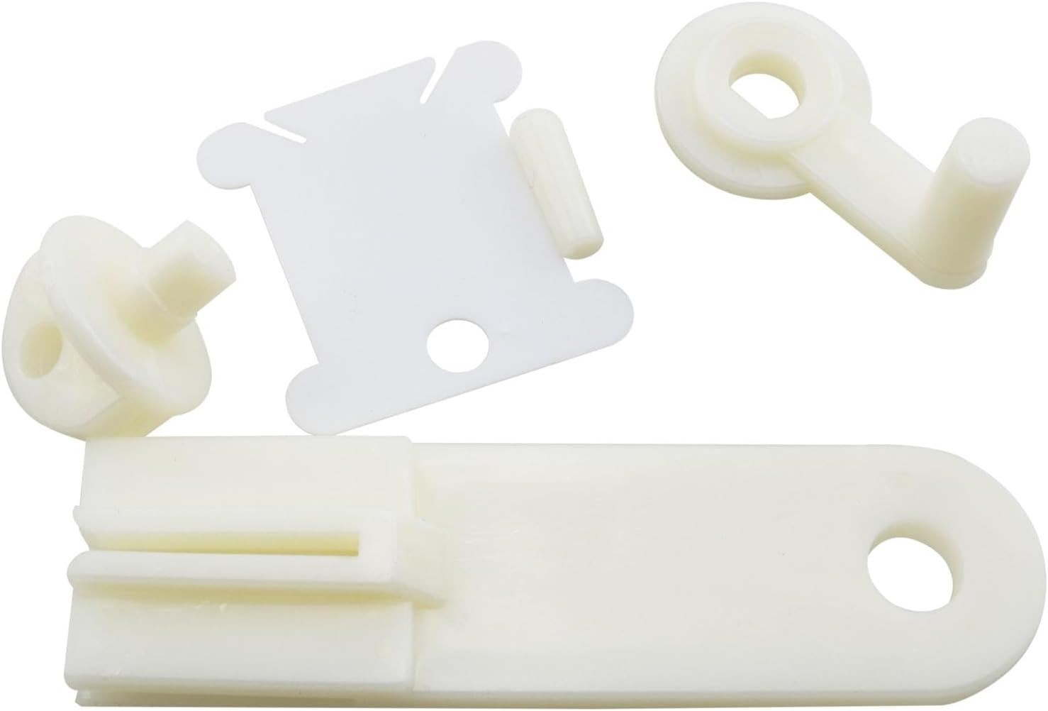 2PCS Plastic Spool Winder Beige Hand Wool Quick Winder Hand Crank Thread Wrap Tu