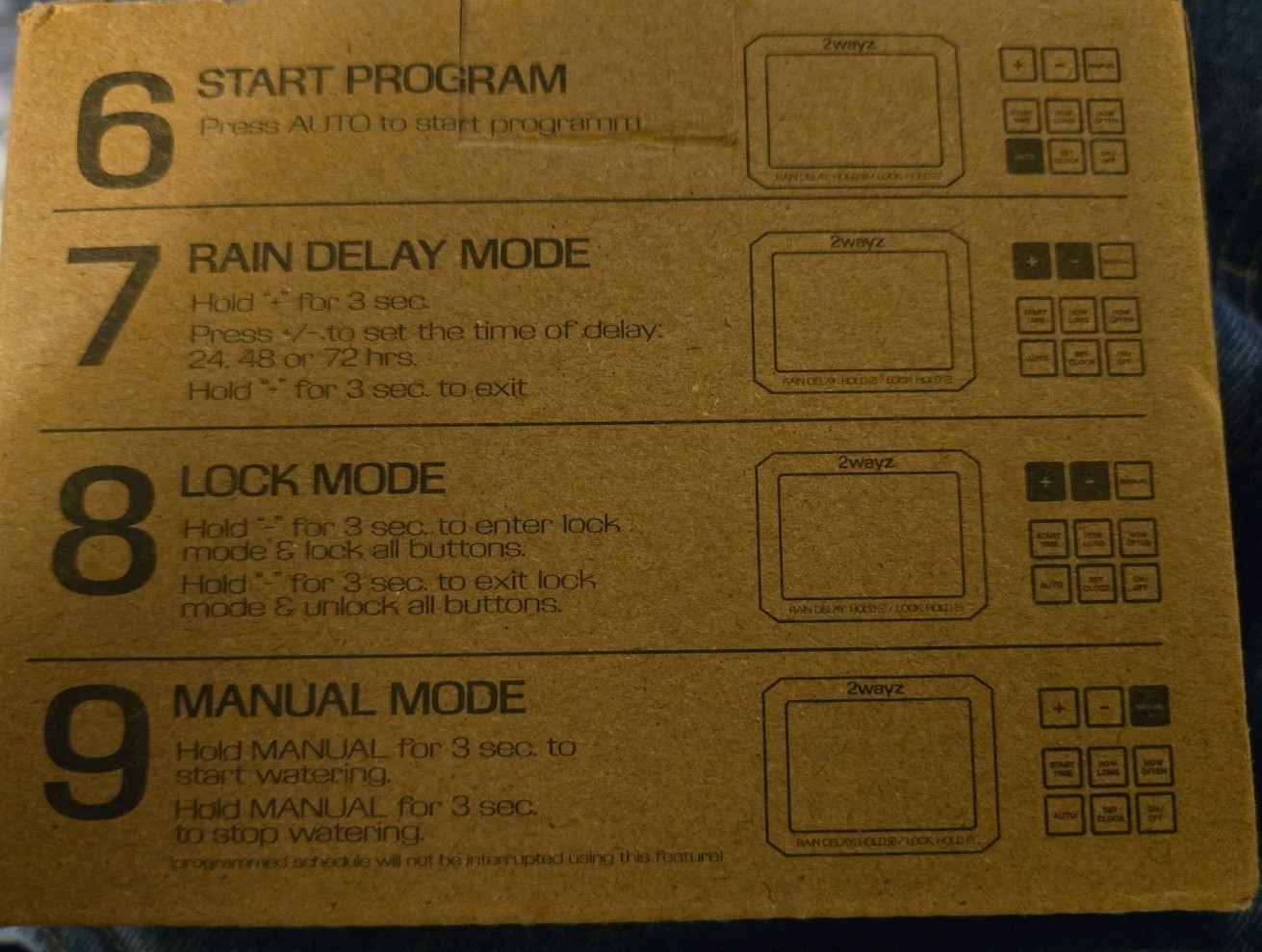 Water Timer for Garden Hose with Rain Delay Options - New