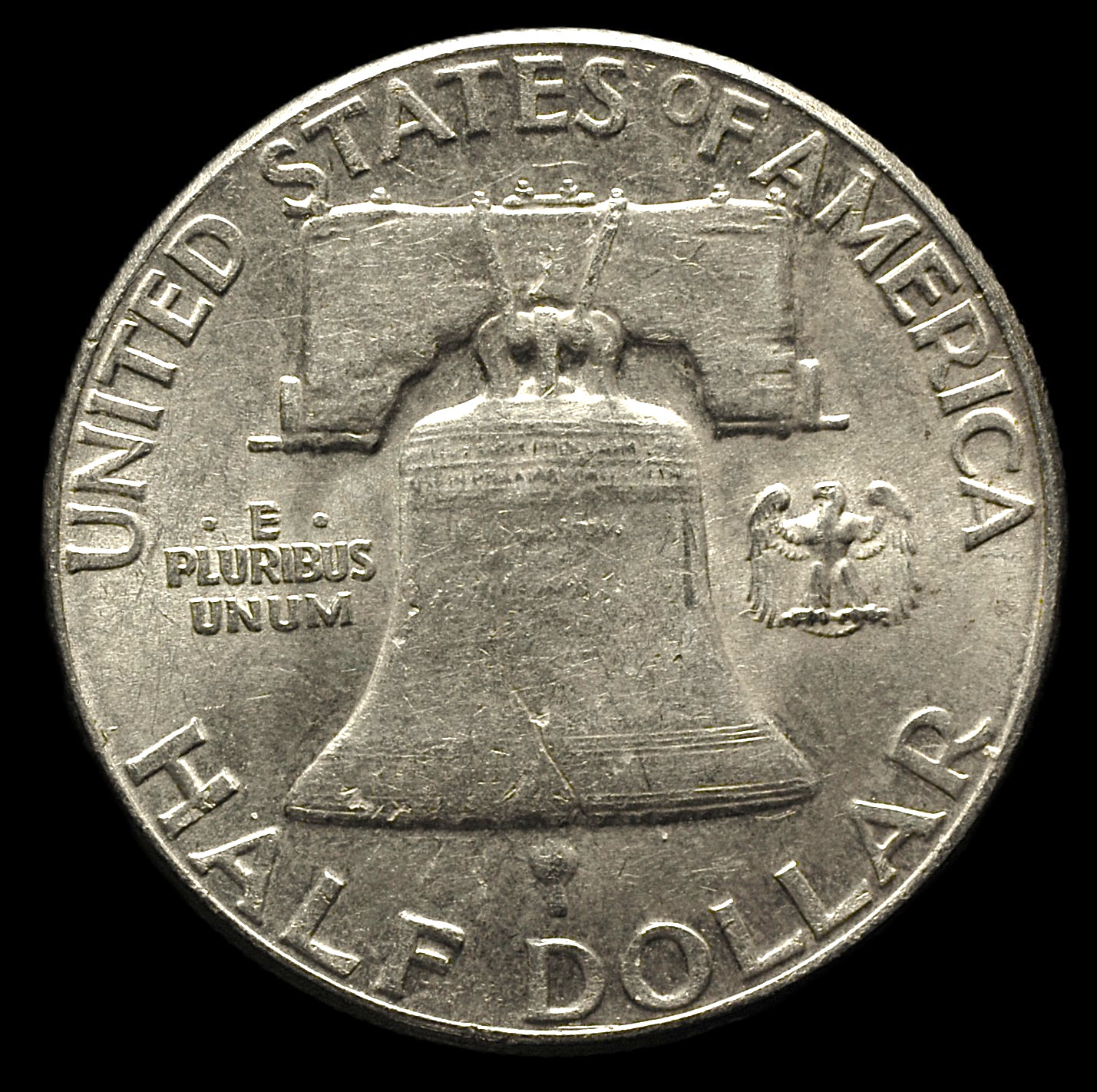 1963-P Franklin Half dollar: 90% silver, ungraded, limited circulation