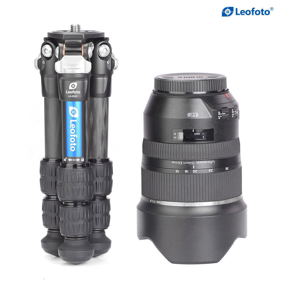 Leofoto LS-223C+LH-25 Tripod with ball head Portable Mini Carbon Fiber Tripod