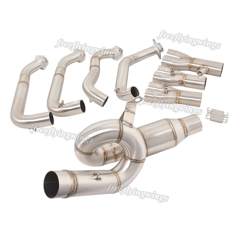 For Kawasaki Z900 2017-2019 Motorcycle Exhaust Front Mid Link Pipe Full System