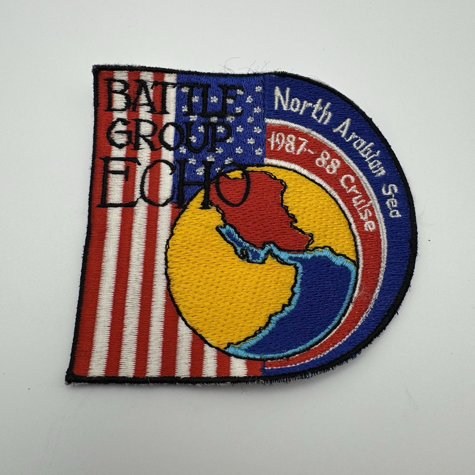 New US Navy Battle Group Echo 1987-1988 North Arabian Sea Cruise Patch
