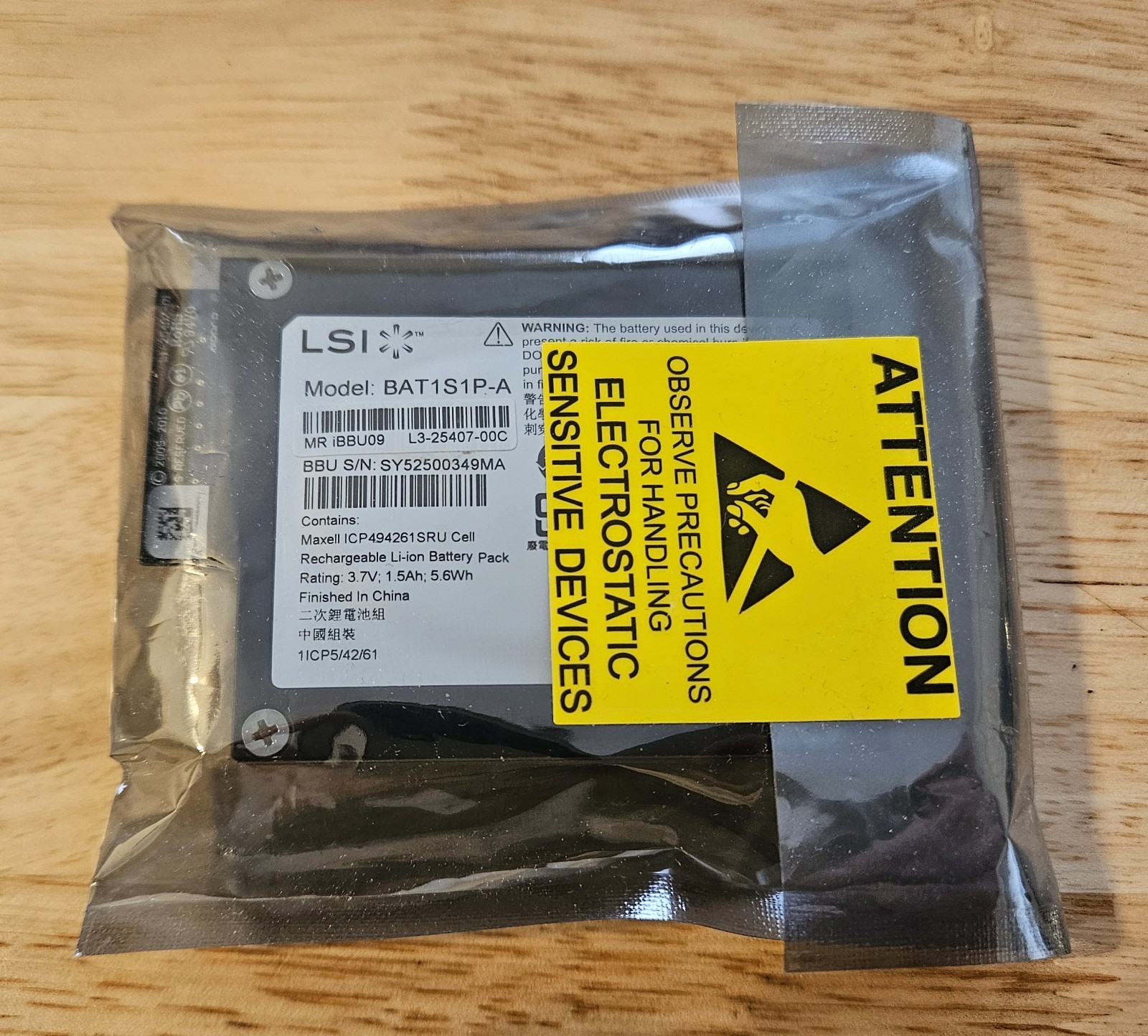 New LSI iBBU09 BBU09 For 9265 9266 9270-8I 9271 9285 9286  IBM M5110 M5100 US
