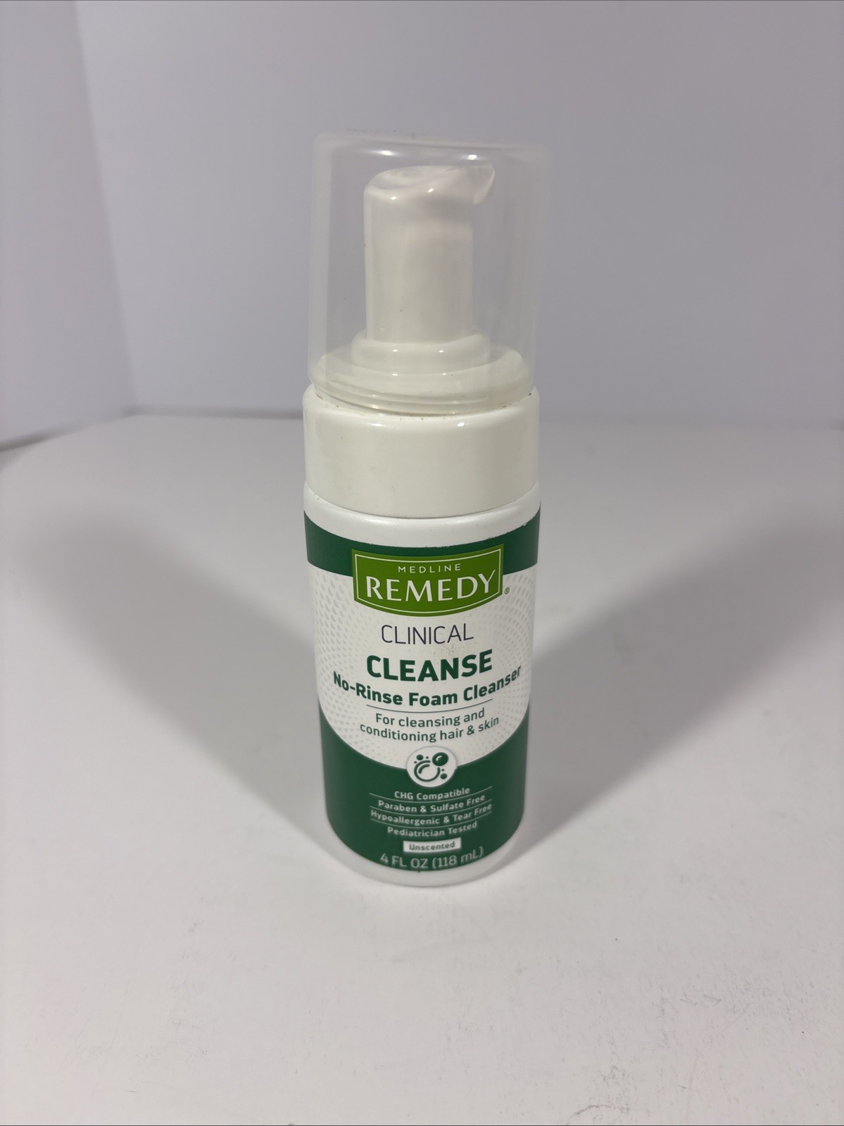 Medline Remedy Essentials CLEANSE No Rinse Foam Hair/Skin UNSCENTED MSC09104