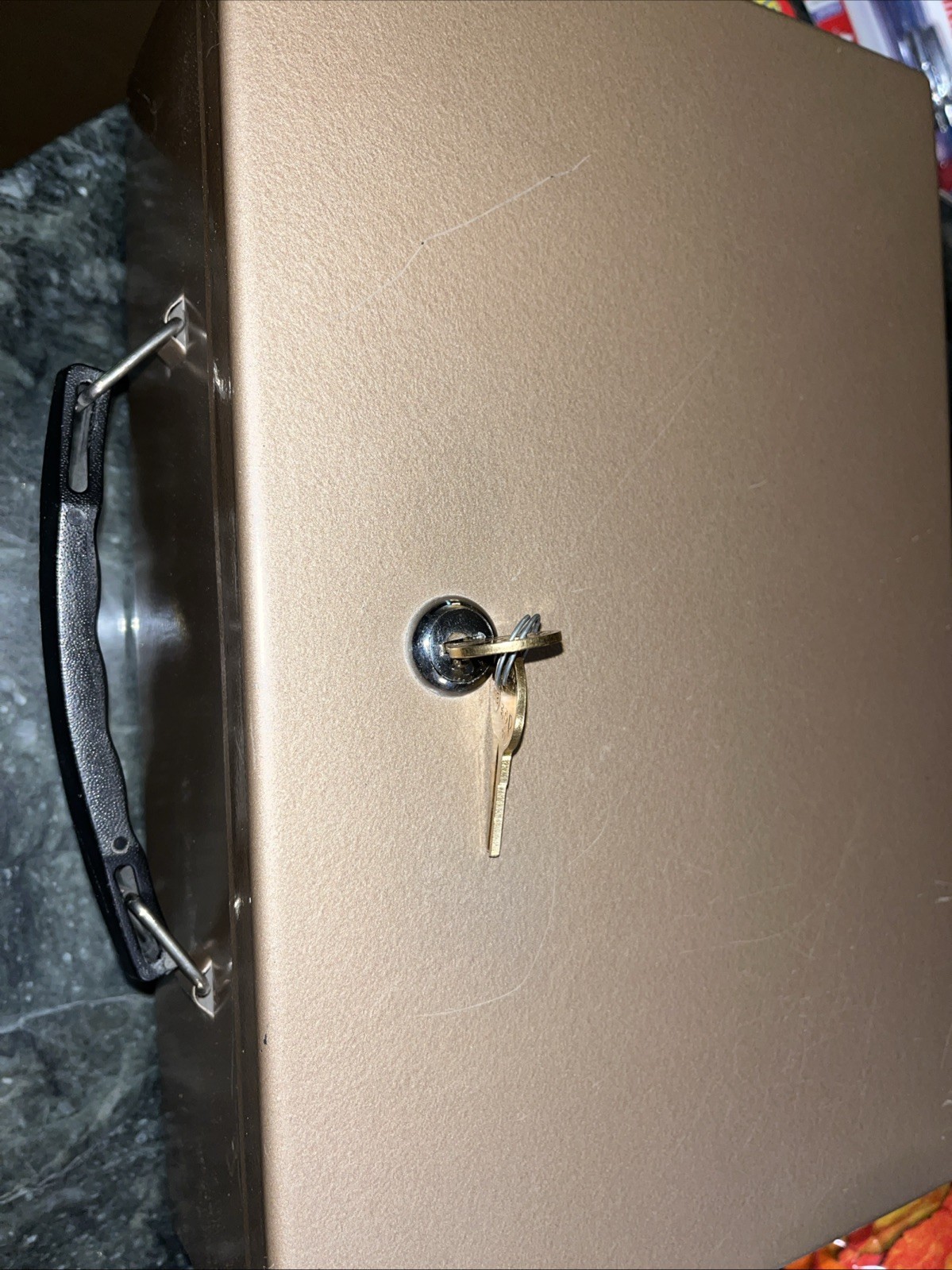 Vintage Rockaway Metal Lock Box