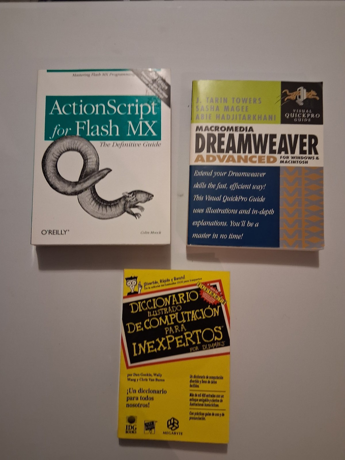 Vintage Computer & Programming Book Lot (12) – HTML, Java, Dreamweaver, Flash, I