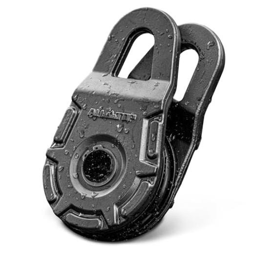 Forged Snatch Block (18 Ton Work Load) Extreme Recovery Winch Pulley System