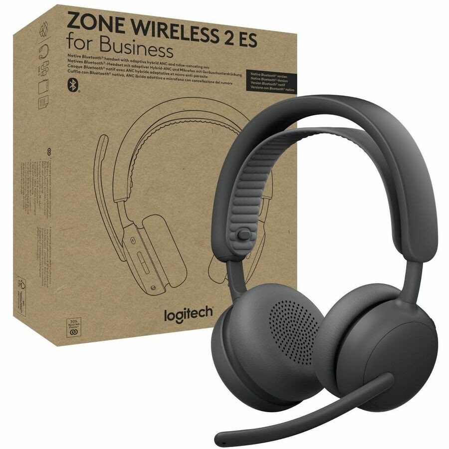 Logitech Zone Wireless Headset Hybrid ANC Graphite 981001511