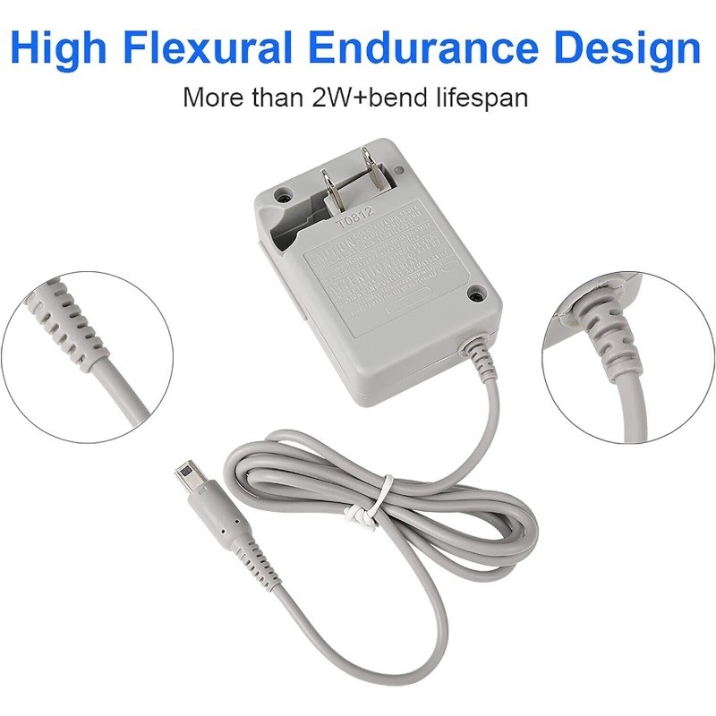 AC Adapter Home Wall Charger Cable Power Plug for Nintendo DSi/ 2DS/ 3DS/ DSi XL