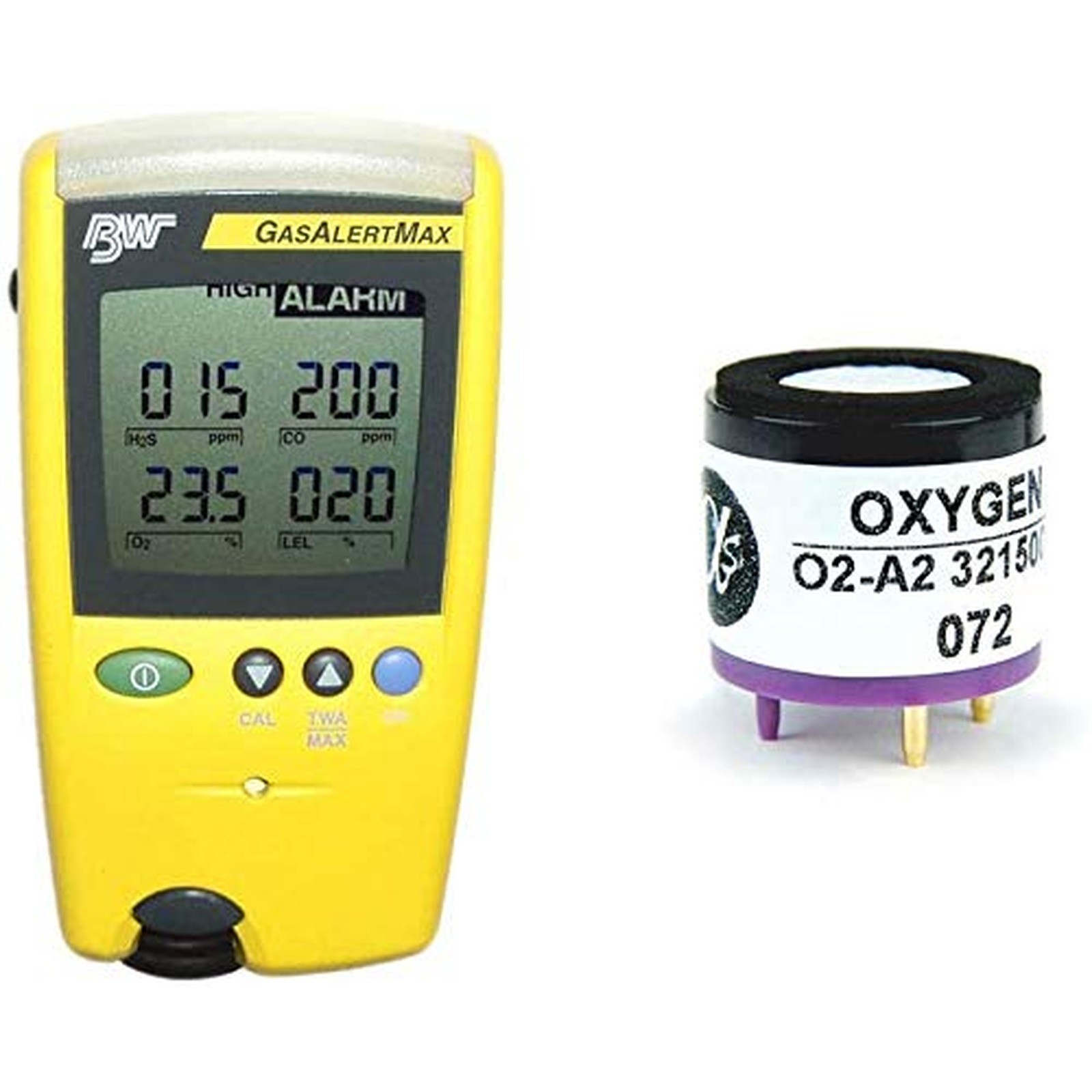 Replacement Oxygen Sensor for BW Tech Gas Alert Max