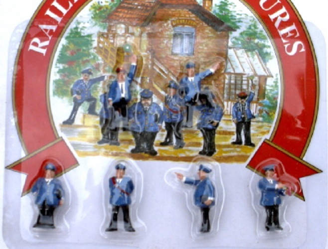 HO SCALE RAILROAD STAFF ASSORTED HAND PAINTED FIGURES 5739