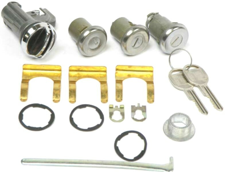 Lock Set Doors Glove Box and Trunk For 1974-1978 Pontiac Firebird and Trans AM