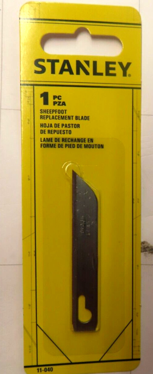 Stanley Sheepfoot Knife Blade  #11-040  NEW in package