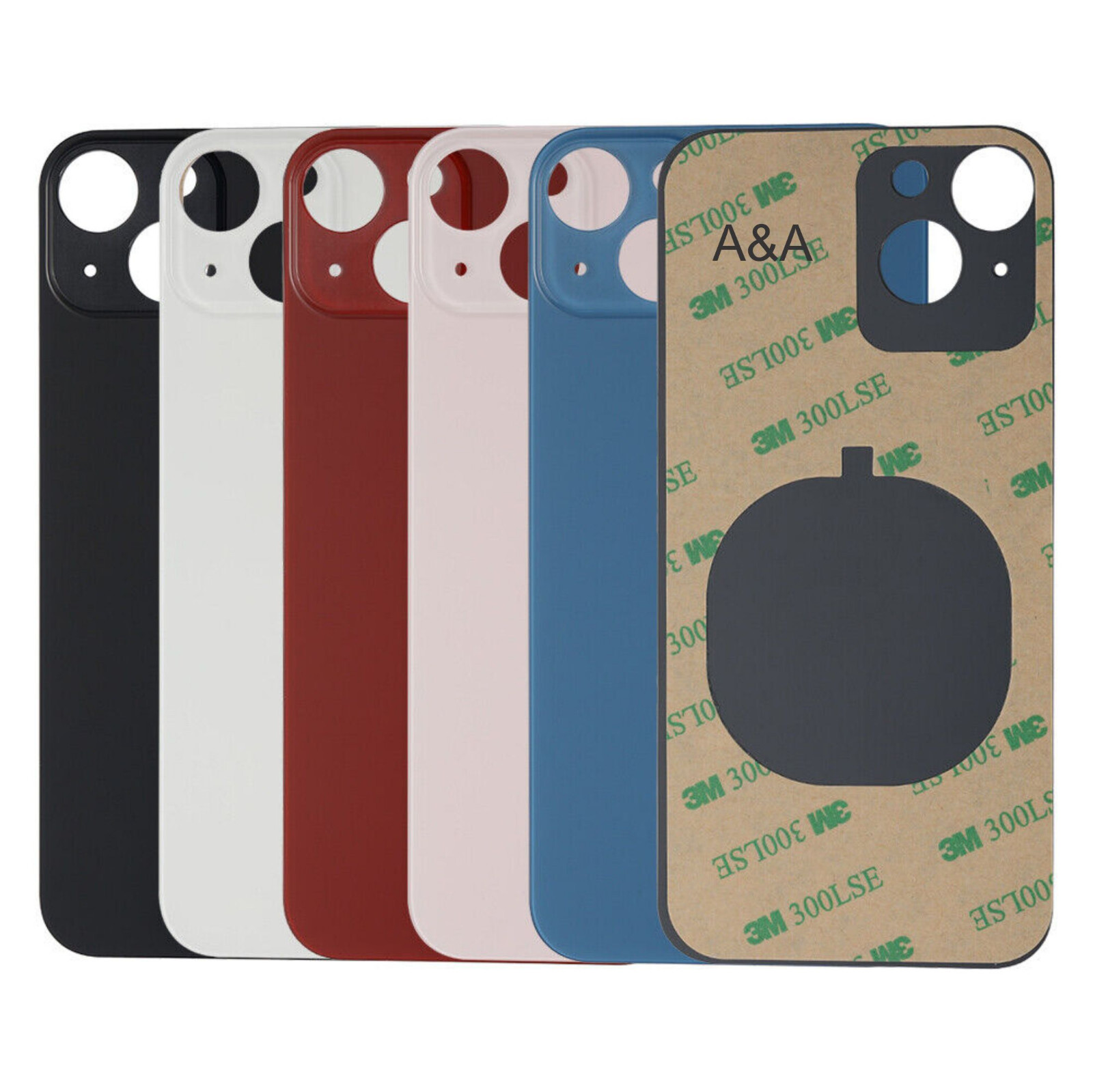 For iPhone  8 SE XR X XS 11 12 13 14 15 Pro Back Glass replacement Big hole