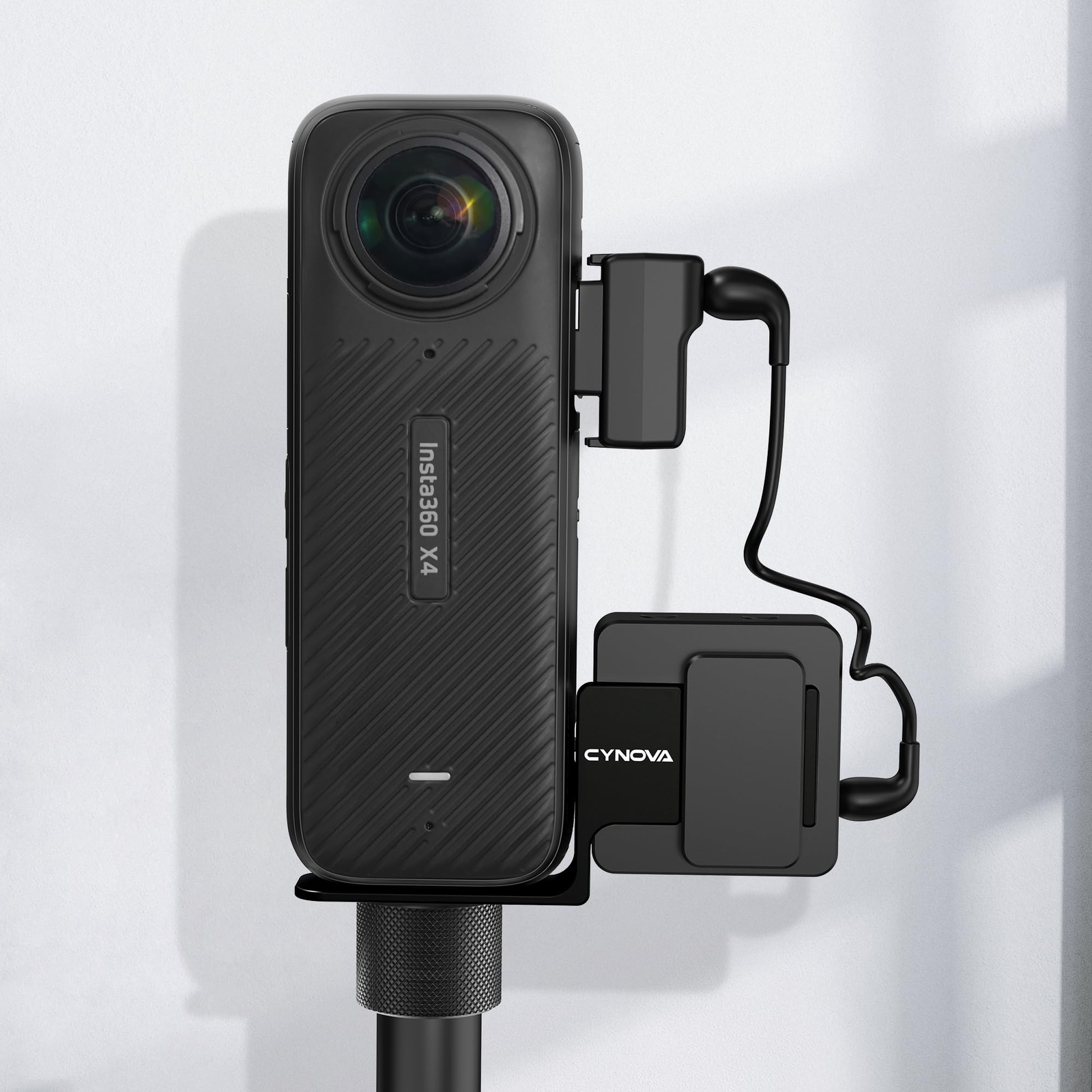Insta360 X4 Cold Shoe Mic Bracket for RODE Wireless GO with 3.5mm Cable