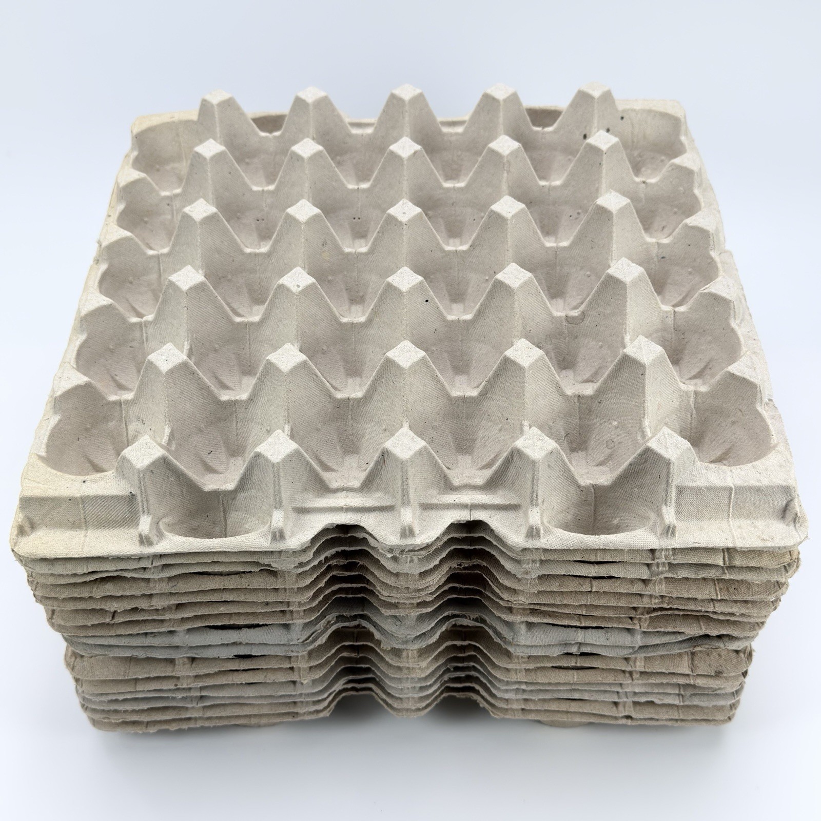 Costco 15 Egg Flats Cartons 30 Count Each Recycled Pulp Trays Square Stackable