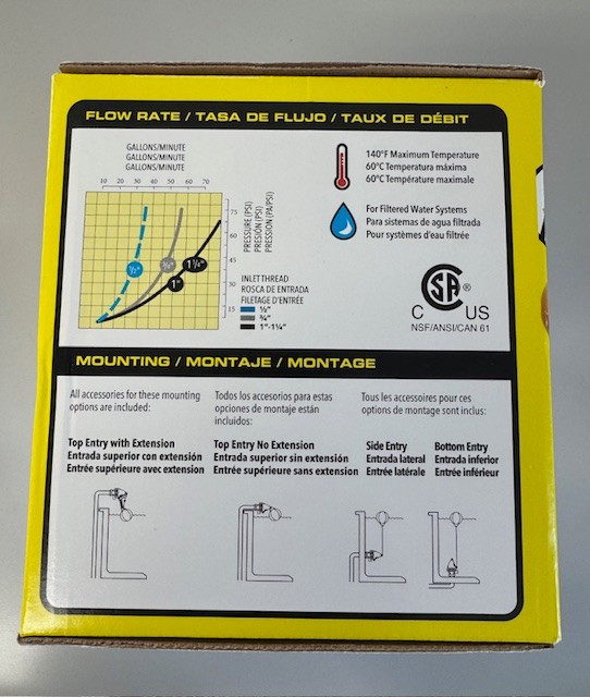 Jobe TPV0100D Topaz Float Valve with Detachable Base - NOS