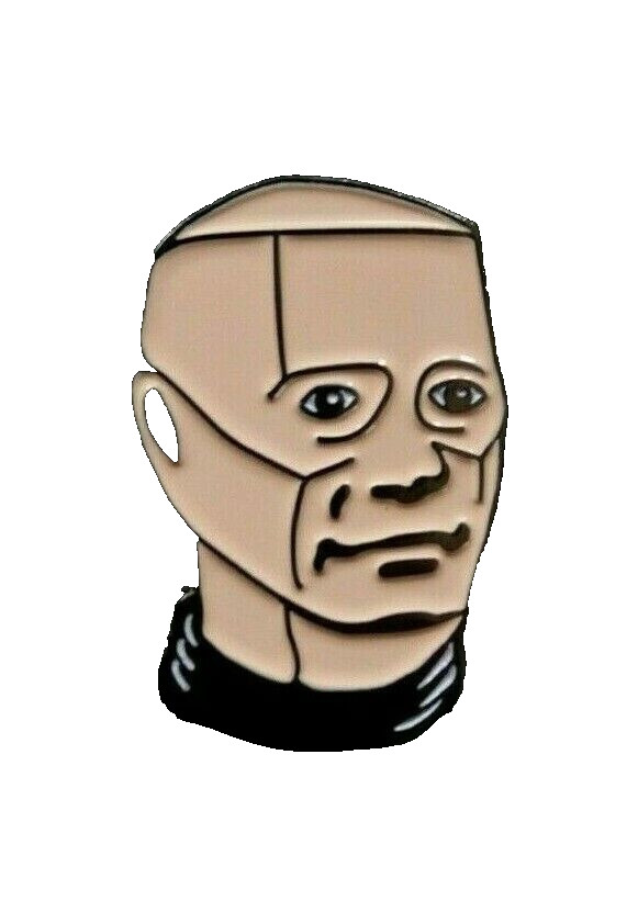 UK RED DWARF TV SERIES KRYTEN HEAD PIN
