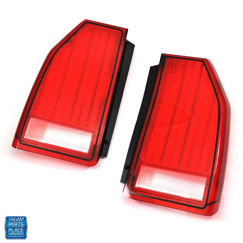 87-88 Monte Carlo New SS LS Tail Light Lamp Lens GM 16508510 16508511 Pair New