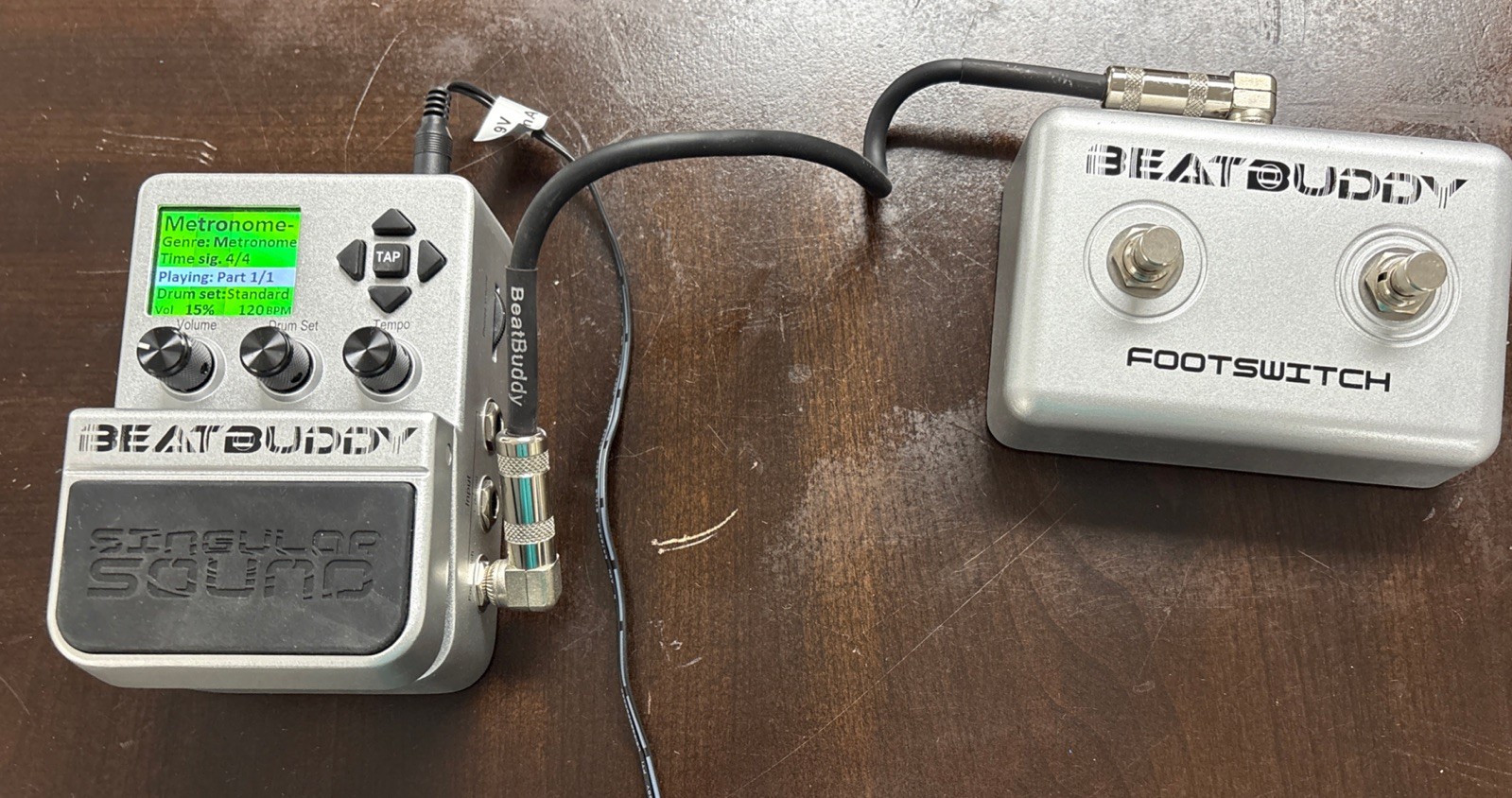 Beat Buddy Pedal Drum Machine with Foot Switch & Power Adapter, EX Condition