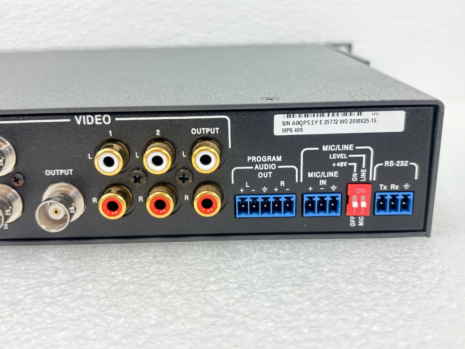 Pre Owned | Extron MPS 409 HD Digital Media Presentation Switcher Unit w Pwr Crd