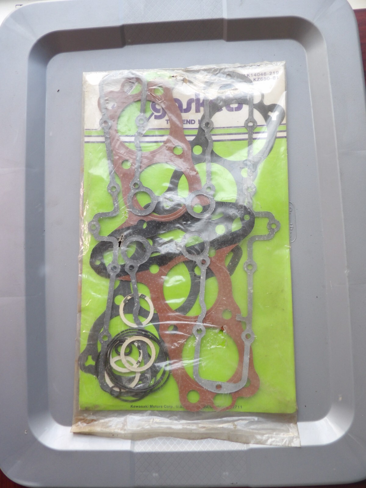 NOS Kawasaki KZ650 KZ 650 1977-1978 Genuine Gasket Kit Top End Set OEM 14046-219