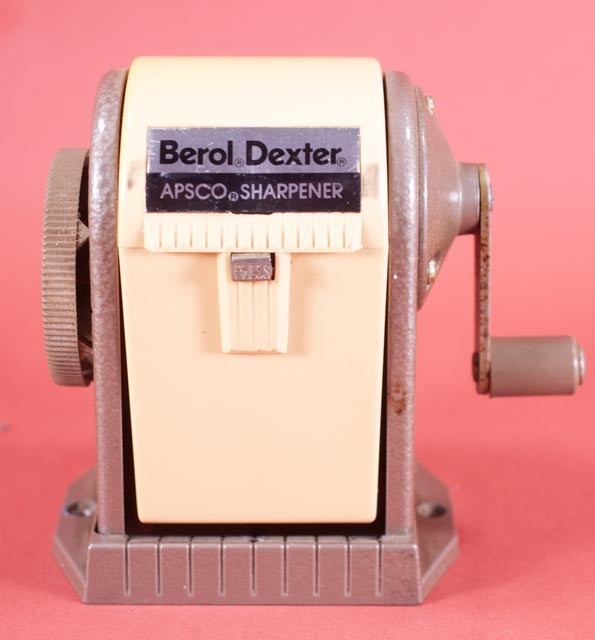Vtg Berol Dexter APSCO Pencil Sharpener 6 Hole USA Used