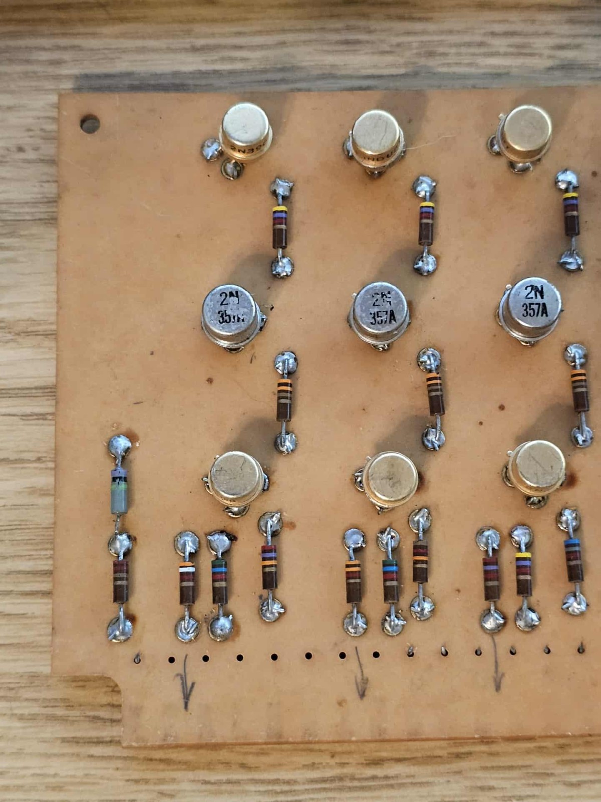 60s Rare General Electric GE / General Instrument Transistor Logic Control Board