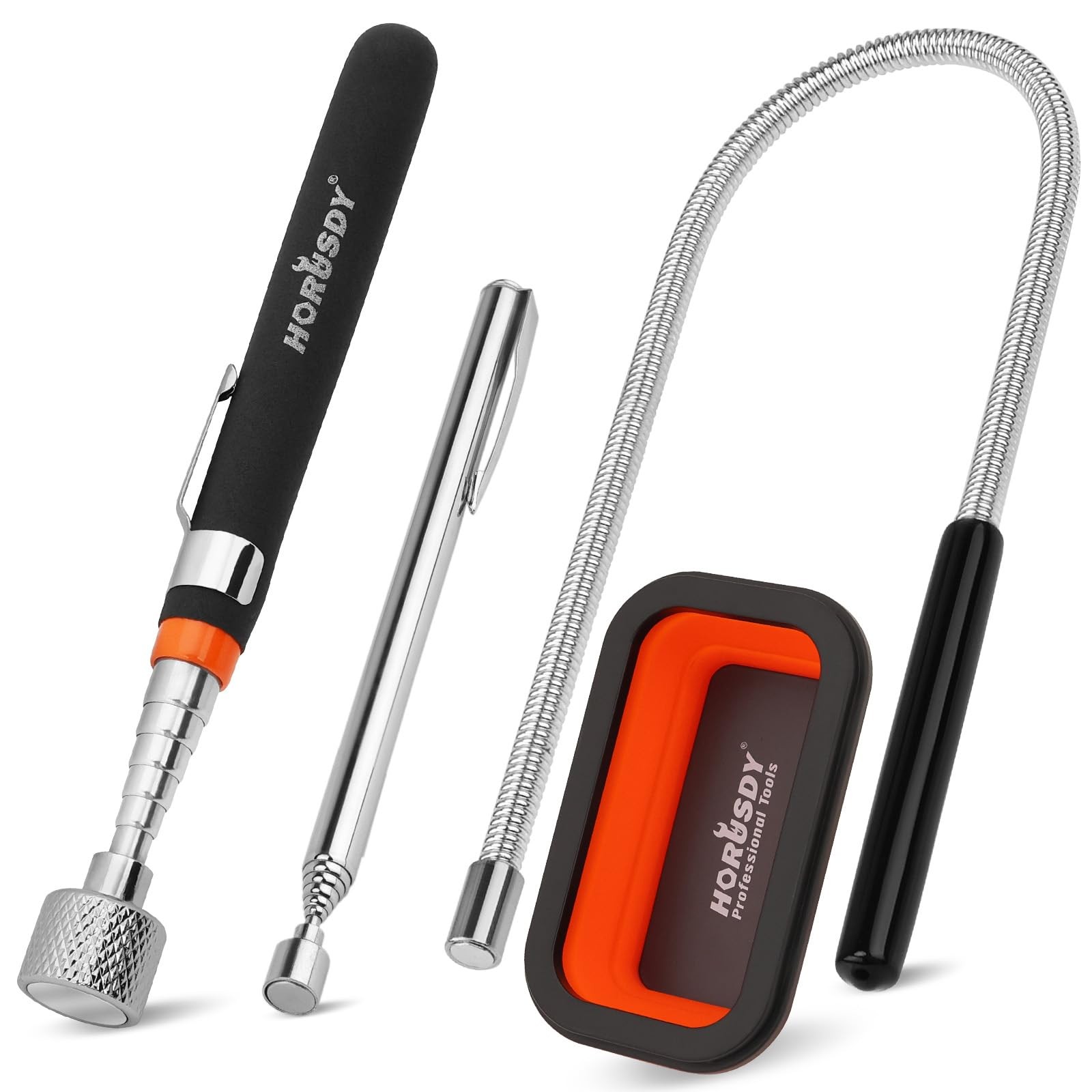 4  PIECE Magnetic Pickup Tools Kit | Extendable Telescoping Magnet Pick Up To...