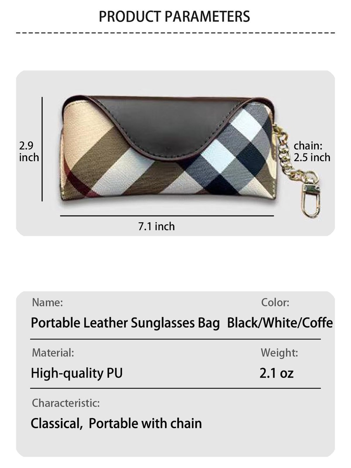 kytasryl Soft Leather Sunglasses Bag,Travel Sunglass Holder Eyeglass Case Por...