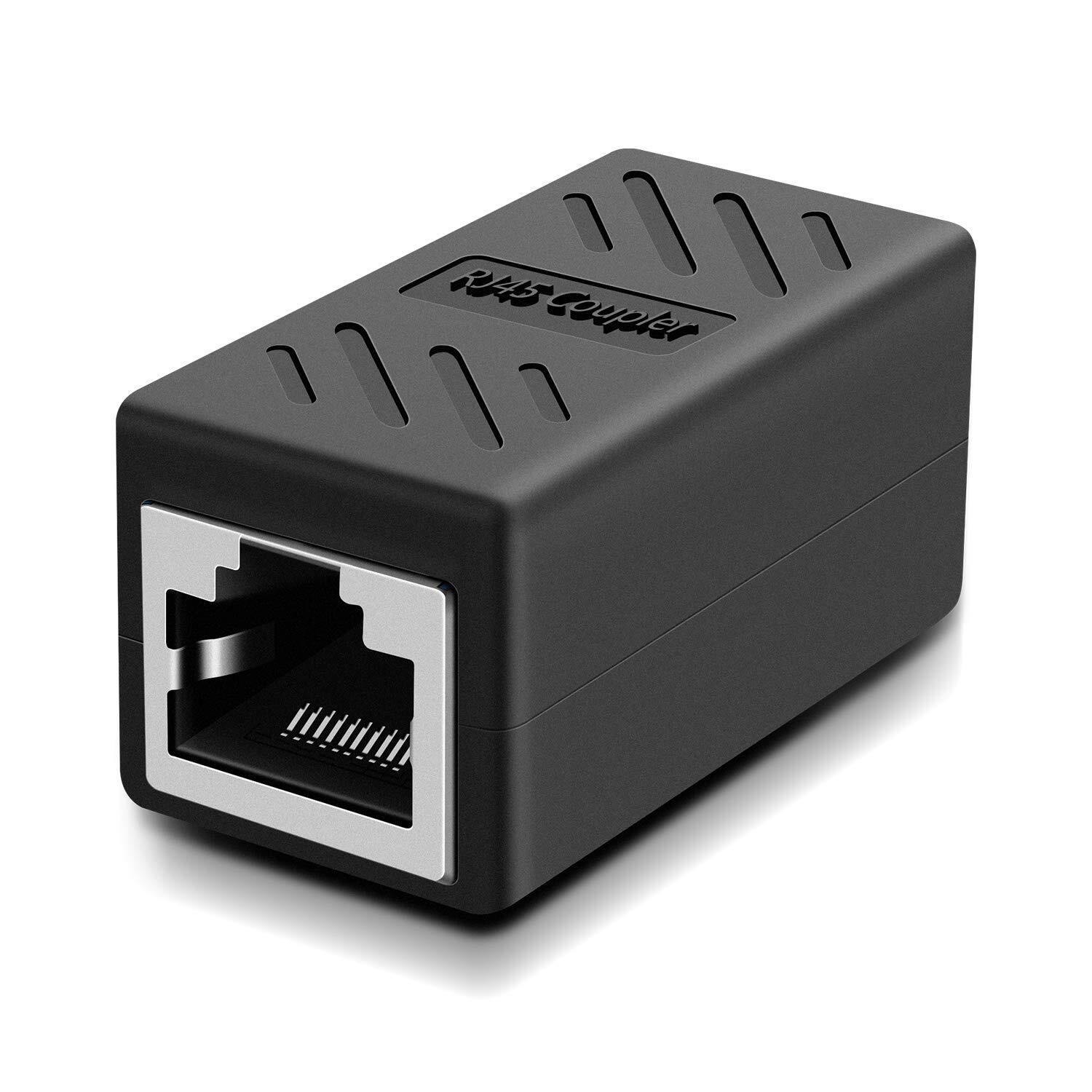 5pcs RJ45 Inline Coupler Cat7 Cat6 Cat5e Ethernet LAN Network Cable Adapter 5x