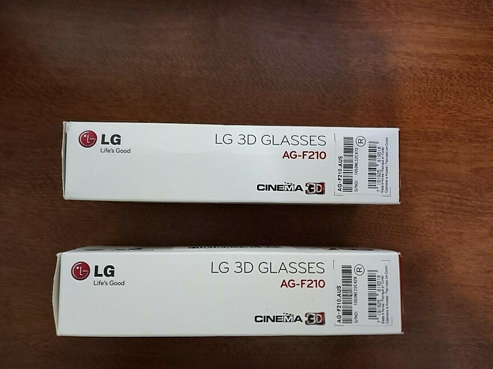LG 3D glasses AG-F210 4 Pair