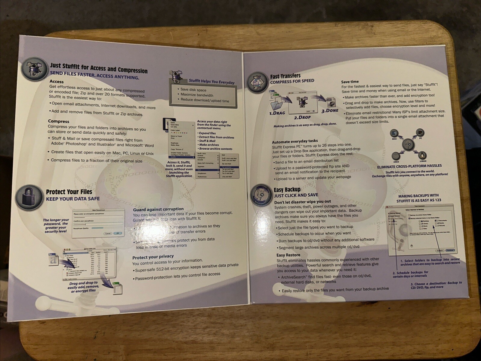 StuffIt Deluxe 8.0 Aladdin Systems Compression Solution For Macintosh Mac