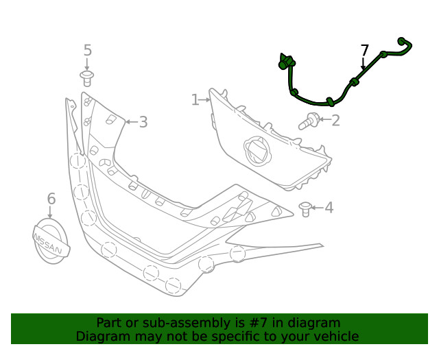 Genuine Nissan Camera 284F1-5SA1A