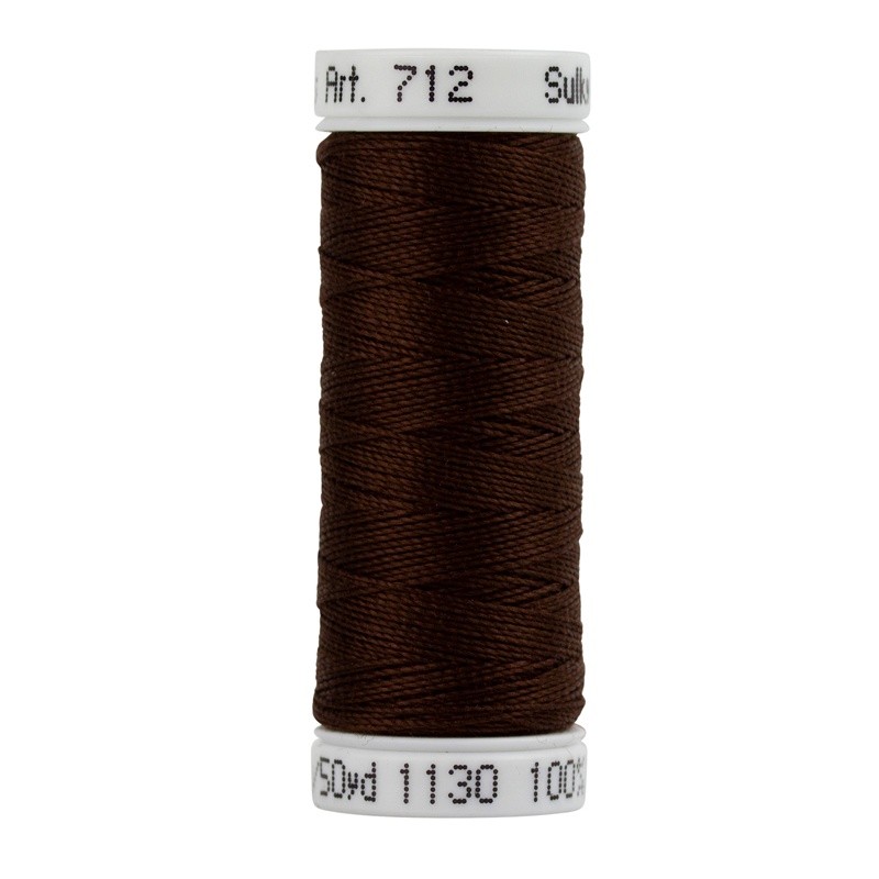 Sulky Cotton Petites Thread 12wt 50yd-Dark Brown