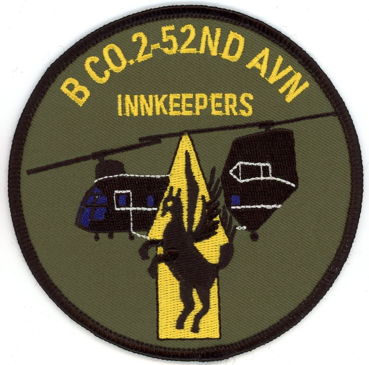 Aviation Patch:  B Company 2nd Battalion 52nd Aviation Innkeepers