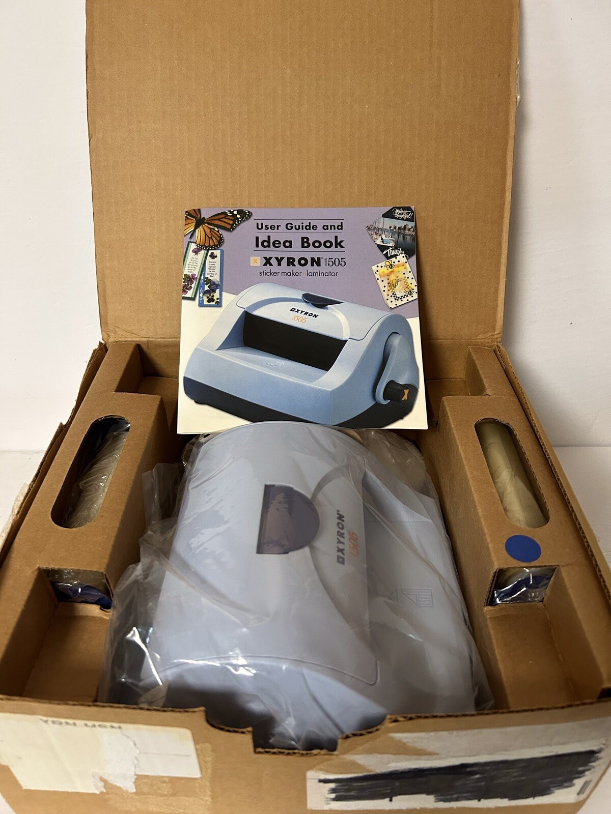 XYRON 505 Sticker Maker & Laminator Kit with 2 Cartridges New