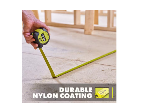 RYOBI 25 Ft. Compact Tape Measure