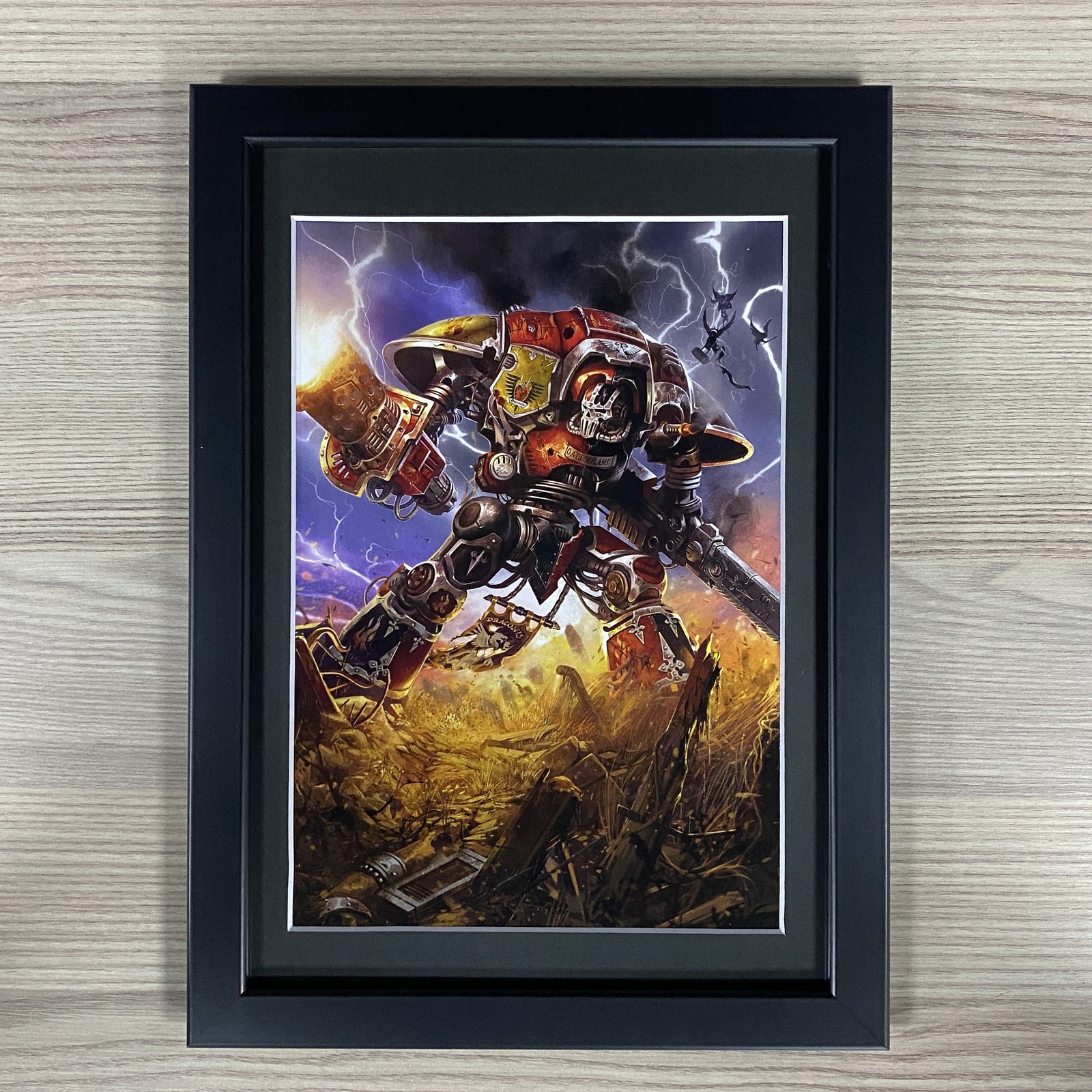 IMPERIAL KNIGHT FRAMED ART KINGSBLADE ADEPTUS MECHANICUS WARHAMMER40K 40,000