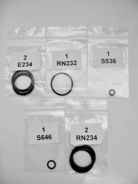 Air Arms Model EV2 O'ring Kit / R&S 008-213AA