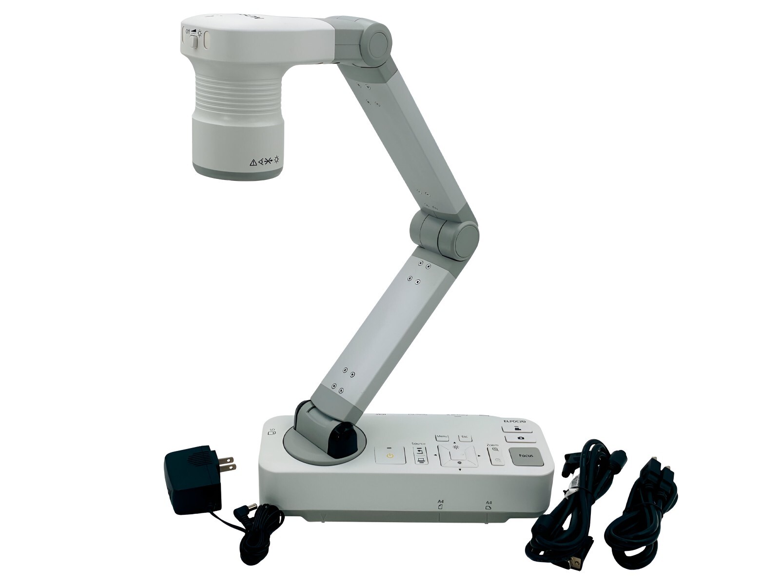 Epson ELPDC20 Portable Document Camera Visualiser USB 2.0 HDMI w/Bundle TESTED