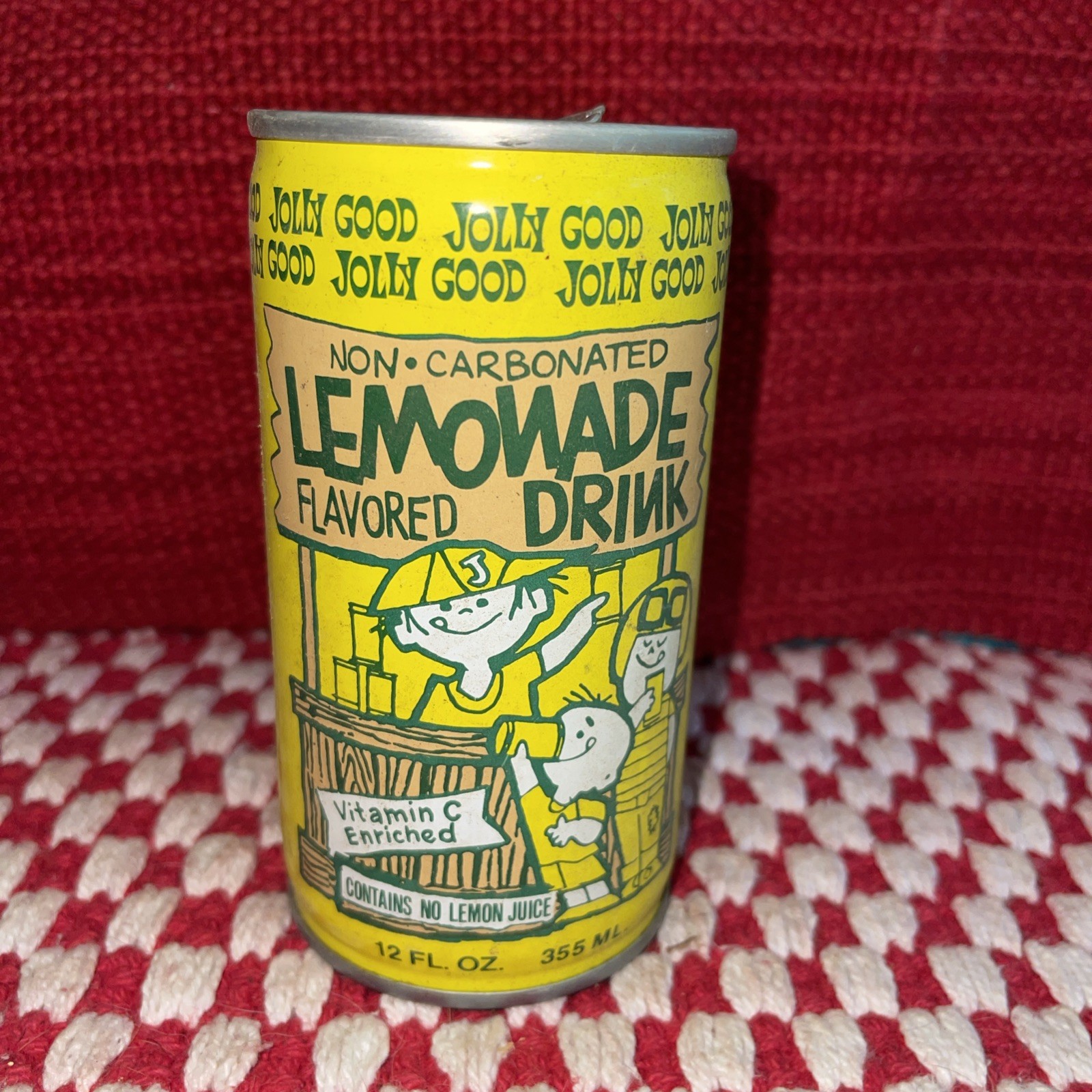 JOLLY GOOD LEMONADE DRINK  SODA 🥤 CAN~JOLLY BEVERAGE,RANDOM,LAKE WIS 🇺🇸