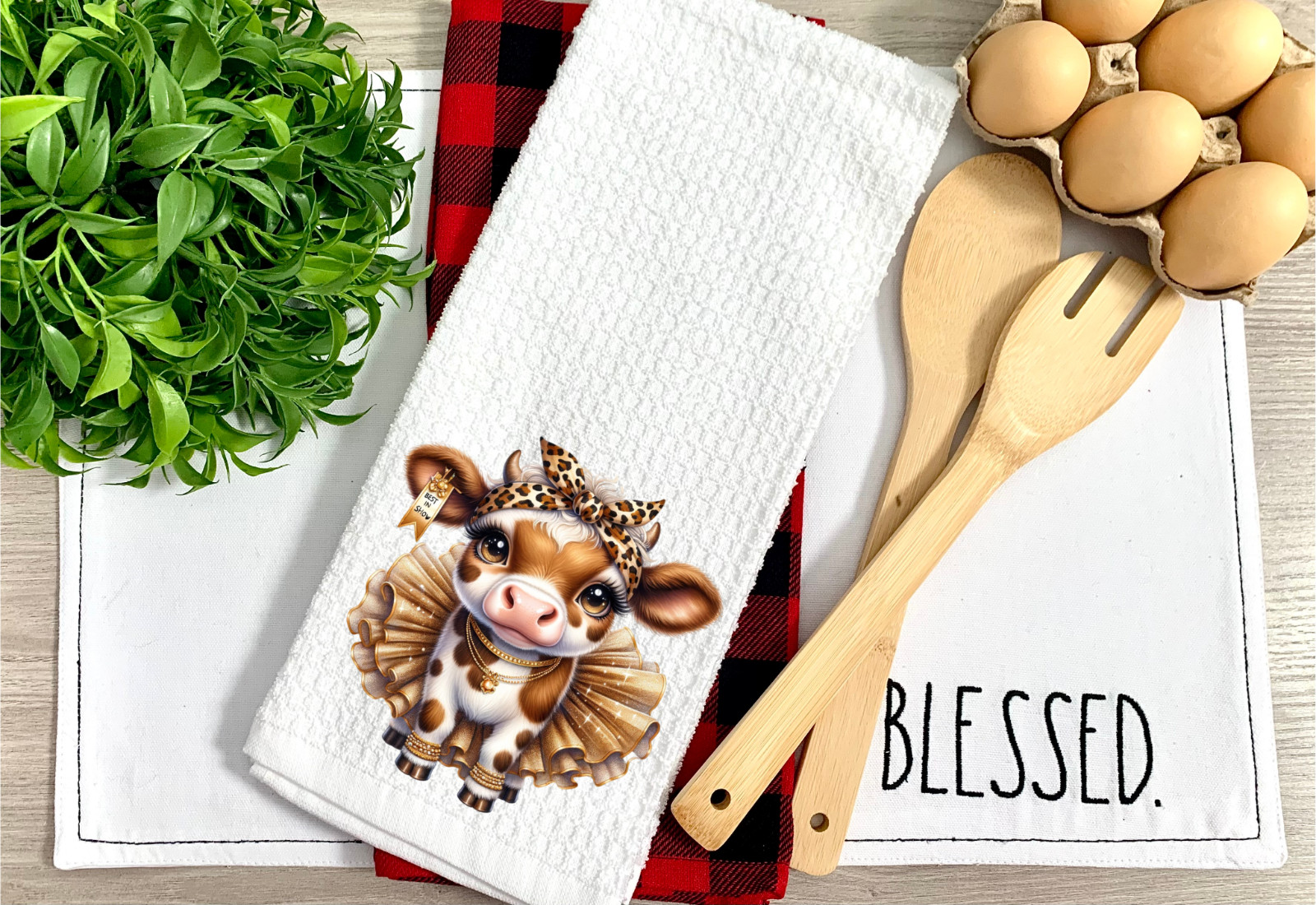 Best in Show, Waffle Weave Dish/Tea Towel, Micro Fiber, 16x24" (T208)