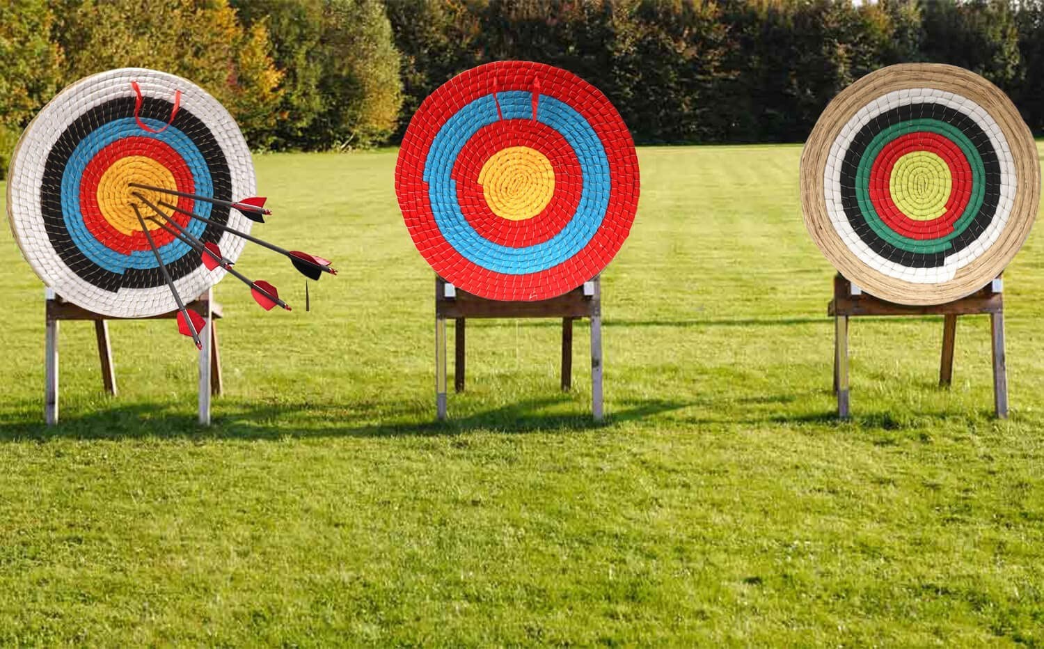 20" Straw Archery Target for Recurve, Compound & Longbow - Backyard Practice for