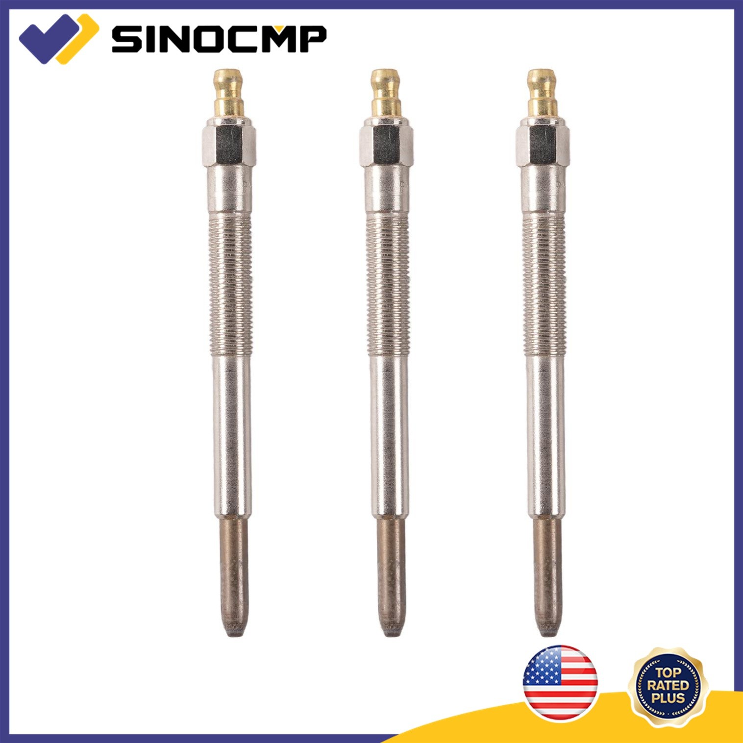 4X Glow Plug 3S9624 4S7824 9H4577 for Caterpillar 941 955H 977H Engine 3304 3306