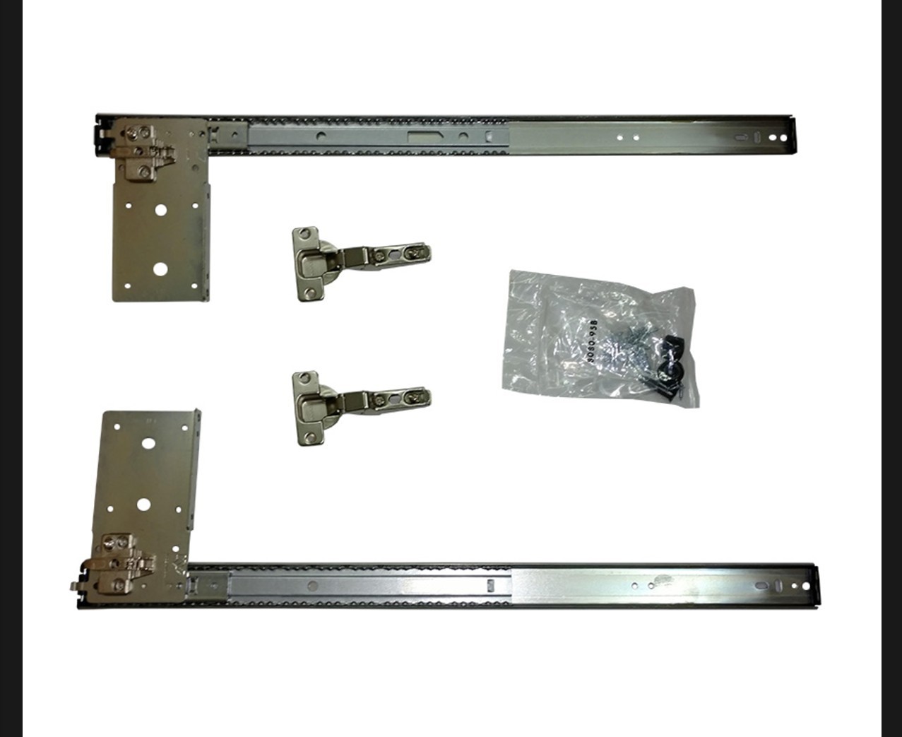 KV 8080 Pocket Door System 14in Length 11in Travel 3/4in Door 35mm Bore Zinc NEW