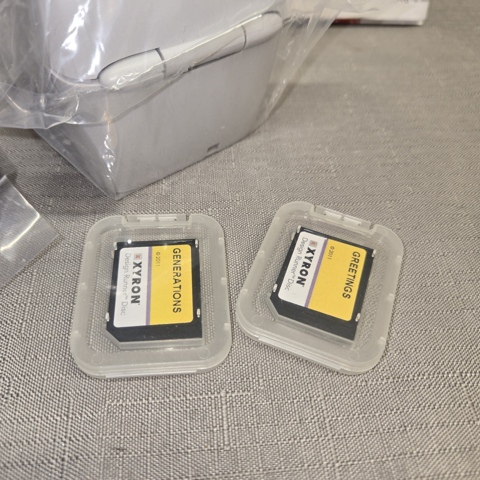 Xyron Design Runner Printer Kit Handheld Ink Cartridge - 2 Discs - NEW IN BOX