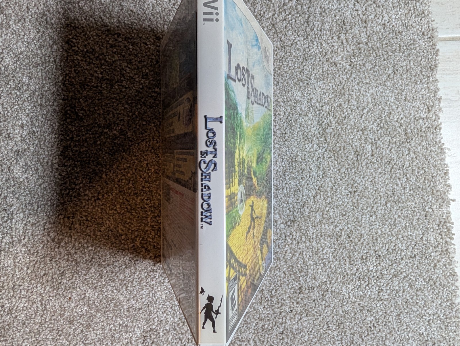 NO GAME Lost In Shadow Nintendo Wii Case Manual