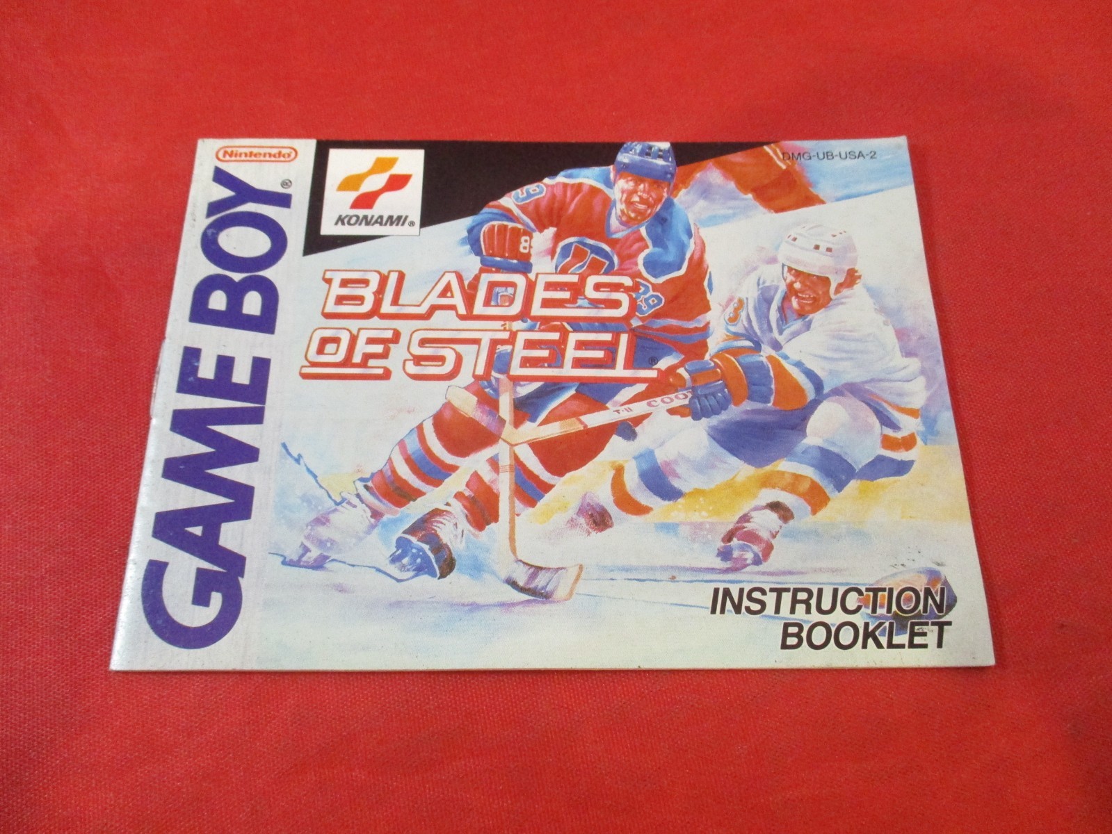 Blades of Steel Nintendo Game Boy Instruction Manual Booklet ONLY #W